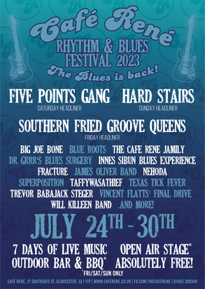 Blues Fest 2023 Poster