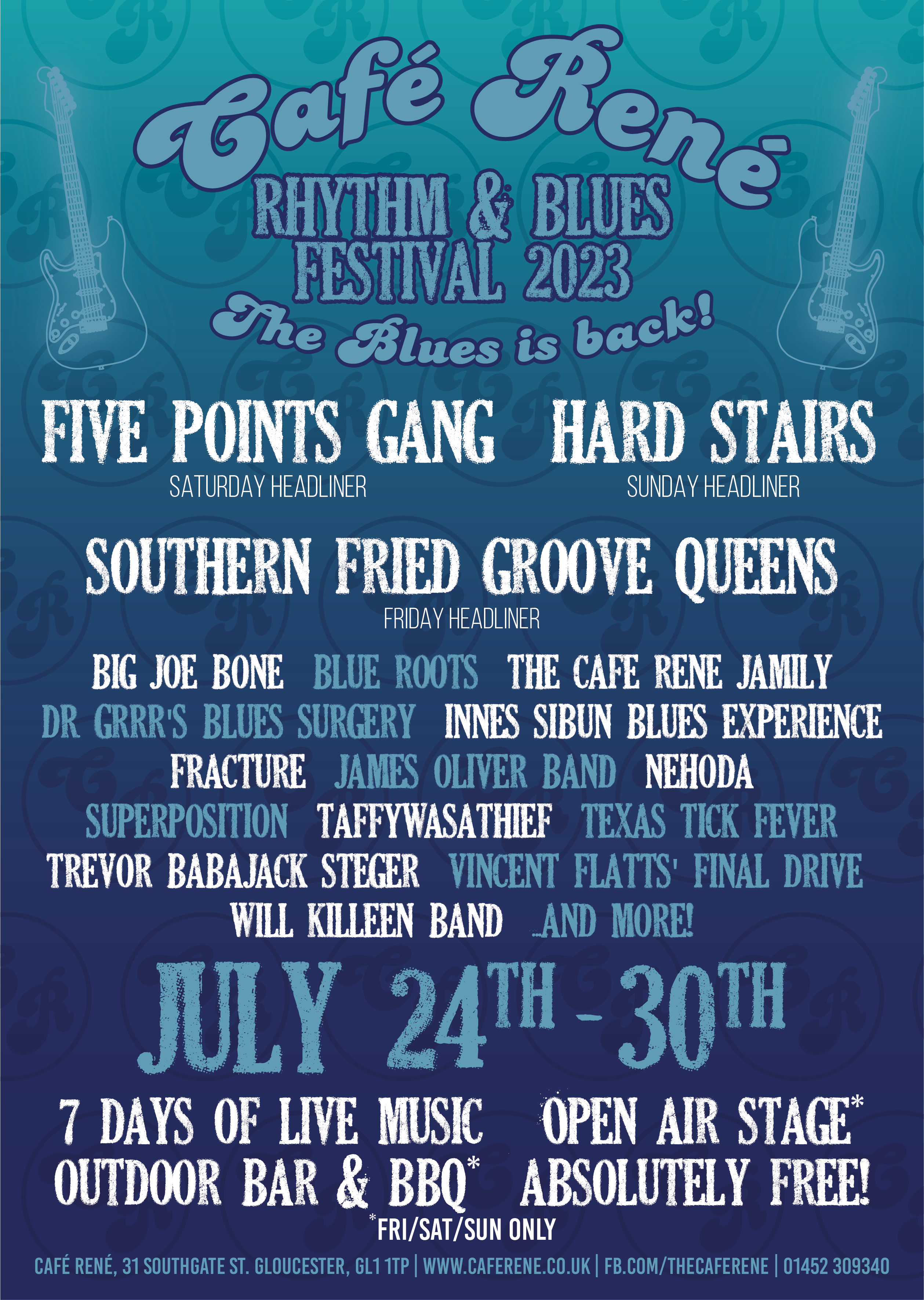 Blues Fest 2023 Poster